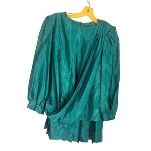 Vintage‎ simon sez 2pc set blouse & skirt size 10